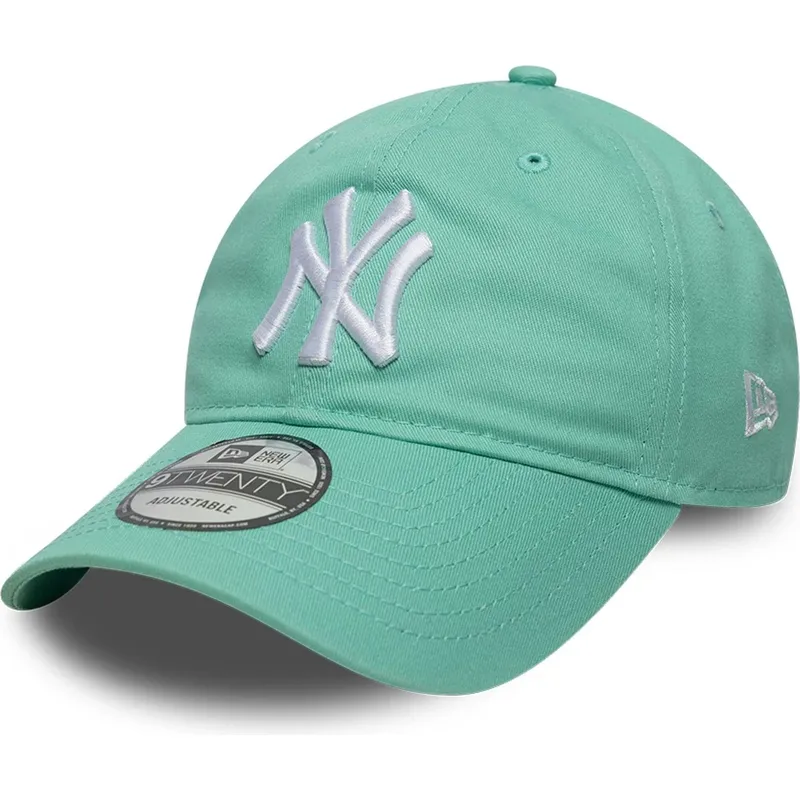 cap-kaareva-green-adjustable-strap-claro-9twenty-league-essential-new-york-yankees-mlb-new-era cap-kaareva-green-adjustable-strap-claro-9twenty-league-essential-new-york-yankees-mlb-new-era