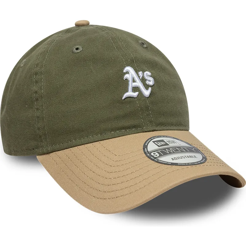 lippikset-kaareva-monivarinen-saadettava-nauha-9twenty-mini-washed-contrast-oakland-athletics-mlb-new-era lippikset-kaareva-monivarinen-saadettava-nauha-9twenty-mini-washed-contrast-oakland-athletics-mlb-new-era