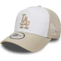 cap-kaareva-beige-snapback-a-frame-league-essential-los-angeles-dodgers-mlb-new-era