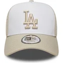 cap-kaareva-beige-snapback-a-frame-league-essential-los-angeles-dodgers-mlb-new-era