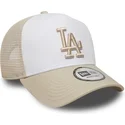 cap-kaareva-beige-snapback-a-frame-league-essential-los-angeles-dodgers-mlb-new-era