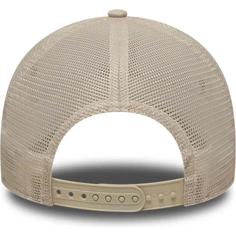 lippikset-kaareva-rekka-beige-snapback-a-frame-league-essential-los-angeles-dodgers-mlb-new-era