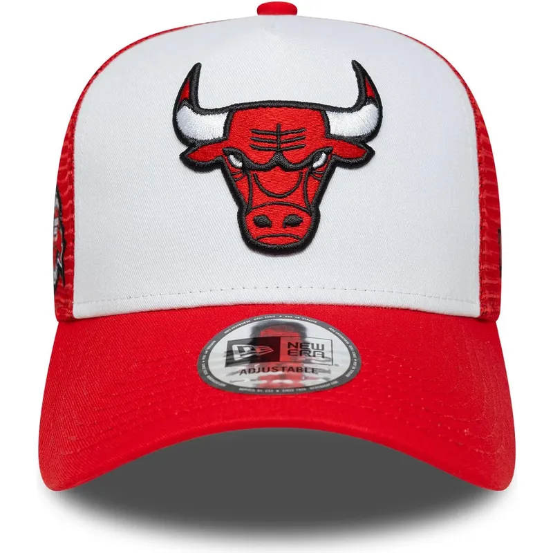 lippikset-kaareva-rekka-punainen-snapback-a-frame-side-patch-chicago-bulls-nba-new-era