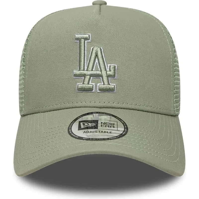 new-era-green-logo-a-frame-outline-los-angeles-dodgers-mlb-green-trucker-hat