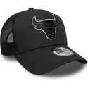 lippikset-kaareva-rekka-musta-snapback-a-frame-outline-chicago-bulls-nba-new-era