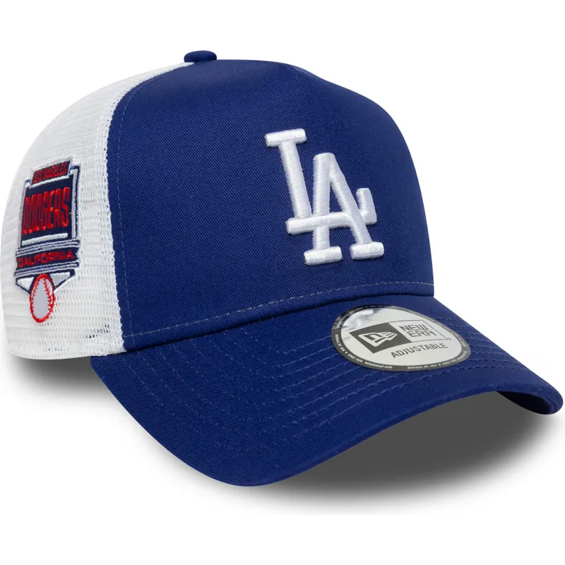 lippikset-kaareva-rekka-sininen-snapback-a-frame-side-patch-los-angeles-dodgers-mlb-new-era