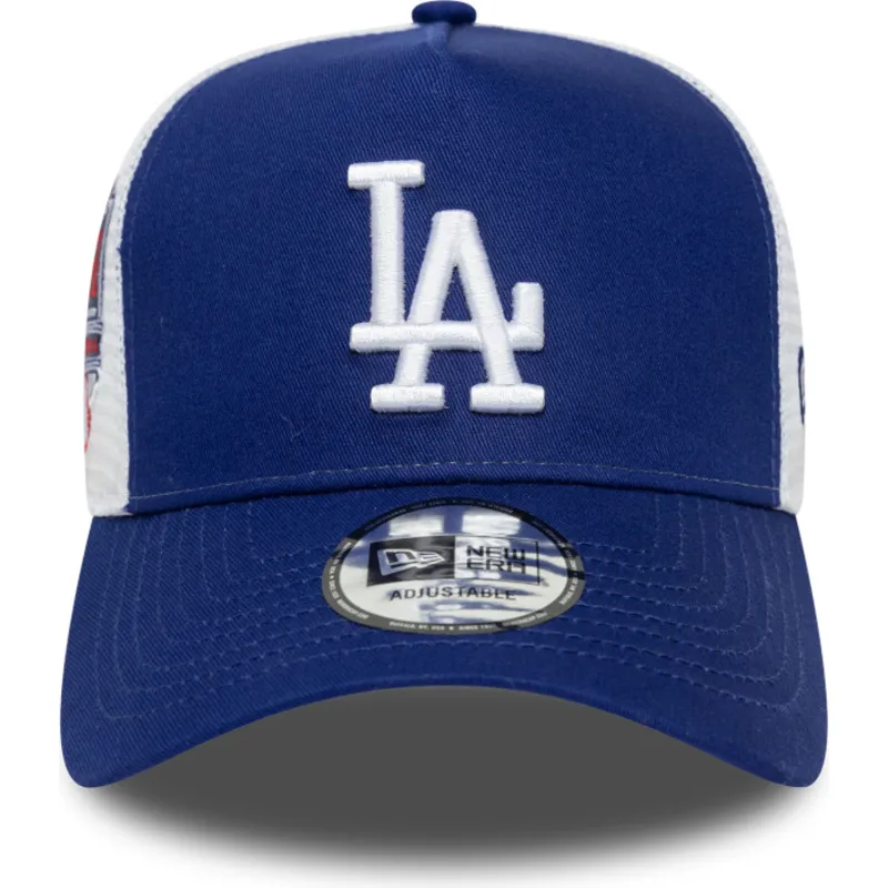 lippikset-kaareva-rekka-sininen-snapback-a-frame-side-patch-los-angeles-dodgers-mlb-new-era