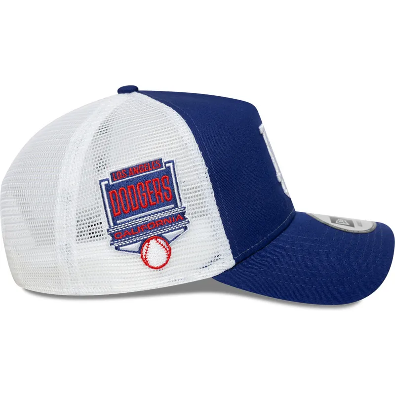 lippikset-kaareva-rekka-sininen-snapback-a-frame-side-patch-los-angeles-dodgers-mlb-new-era