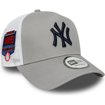 Cap kaareva gray snapback A Frame Side Patch New York Yankees MLB New Era