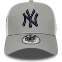 lippikset-kaareva-rekka-harmaa-snapback-a-frame-side-patch-new-york-yankees-mlb-new-era