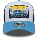lippikset-kaareva-rekka-sininen-snapback-a-frame-location-patch-mykonos-new-era