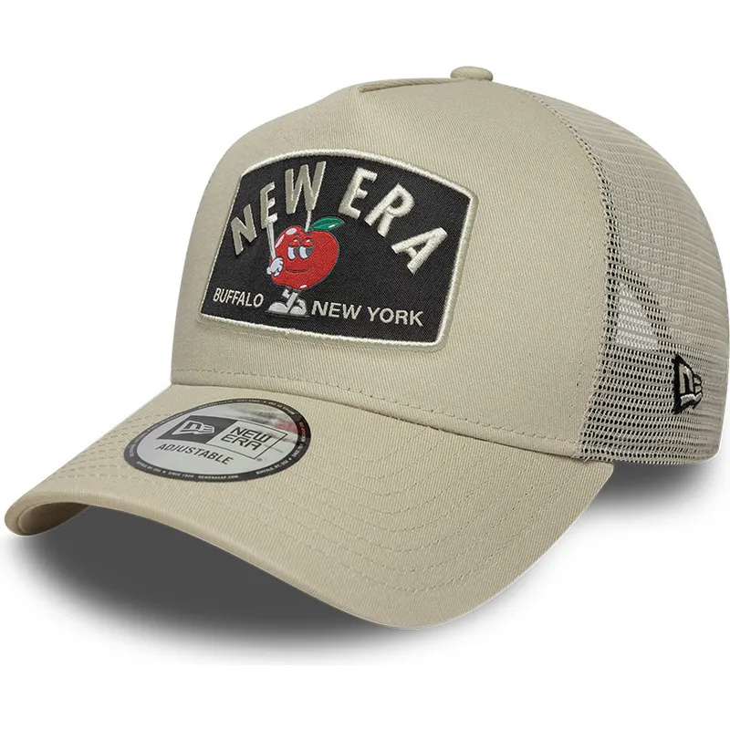 lippikset-kaareva-rekka-beige-snapback-a-frame-summer-patch-new-era lippikset-kaareva-rekka-beige-snapback-a-frame-summer-patch-new-era