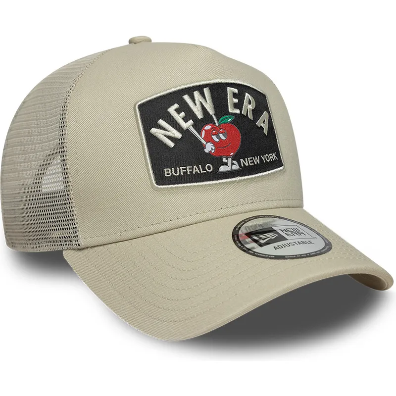 lippikset-kaareva-rekka-beige-snapback-a-frame-summer-patch-new-era lippikset-kaareva-rekka-beige-snapback-a-frame-summer-patch-new-era