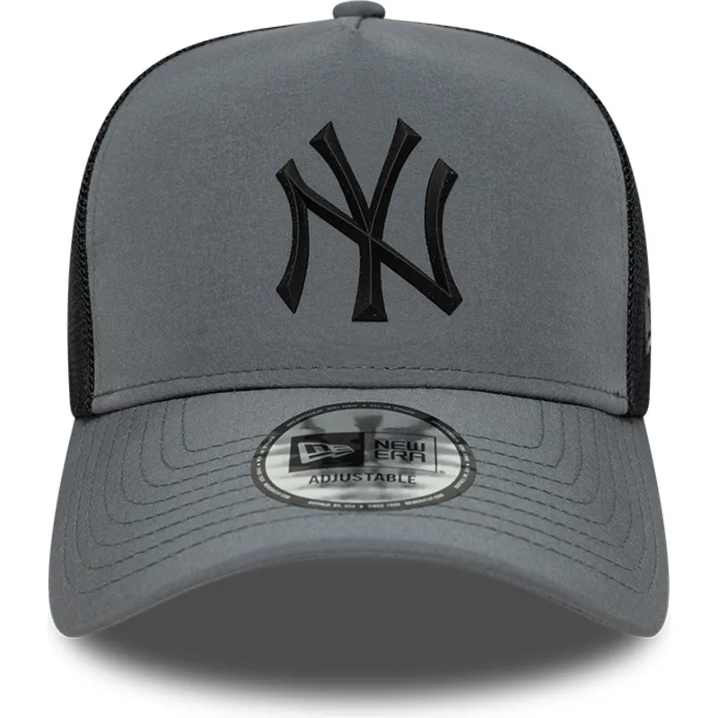 cap-kaareva-gray-snapback-negro-a-frame-sport-new-york-yankees-mlb-new-era cap-kaareva-gray-snapback-negro-a-frame-sport-new-york-yankees-mlb-new-era