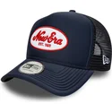 lippikset-kaareva-rekka-laivastonsininen-snapback-a-frame-oval-foam-patch-new-era