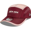 cap-kaareva-5-panel-red-adjustable-strap-runner-new-era