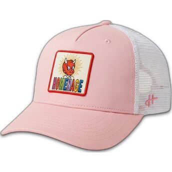 Cap kaareva pink snapback The Trucker Homenage