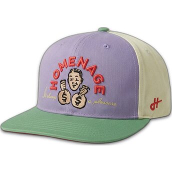 Lippikset kaareva monivärinen snapback The Snap Homenage