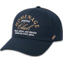lippikset-kaareva-laivastonsininen-snapback-vintage-club-sport-the-ball-homenage