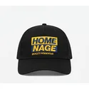 homenage-curved-brim-decker-workwear-the-retro-black-snapback-cap