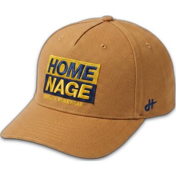 Lippikset kaareva ruskea snapback Decker Workwear The Retro Homenage