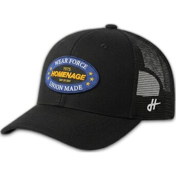 Cap kaareva black snapback The Trucker Homenage