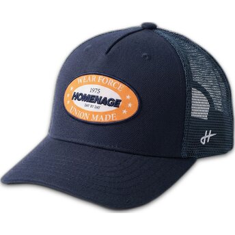 Lippikset kaareva rekka laivastonsininen snapback The Trucker Union Workwear The Homenage