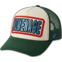 lippikset-kaareva-rekka-vihrea-snapback-the-trucker-childhood-fun-the-homenage