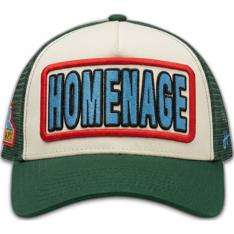 lippikset-kaareva-rekka-vihrea-snapback-the-trucker-childhood-fun-the-homenage