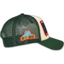 lippikset-kaareva-rekka-vihrea-snapback-the-trucker-childhood-fun-the-homenage
