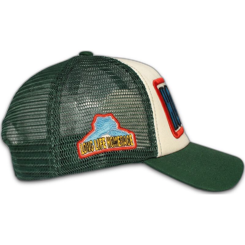 lippikset-kaareva-rekka-vihrea-snapback-the-trucker-childhood-fun-the-homenage