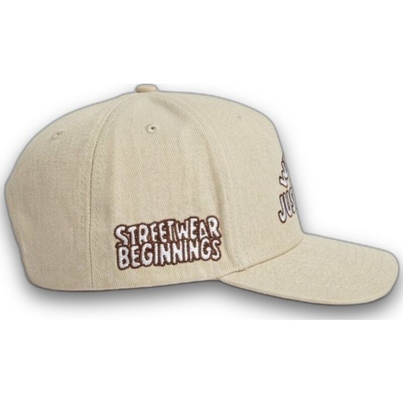 lippikset-kaareva-beige-snapback-just-kids-the-retro-homenage lippikset-kaareva-beige-snapback-just-kids-the-retro-homenage