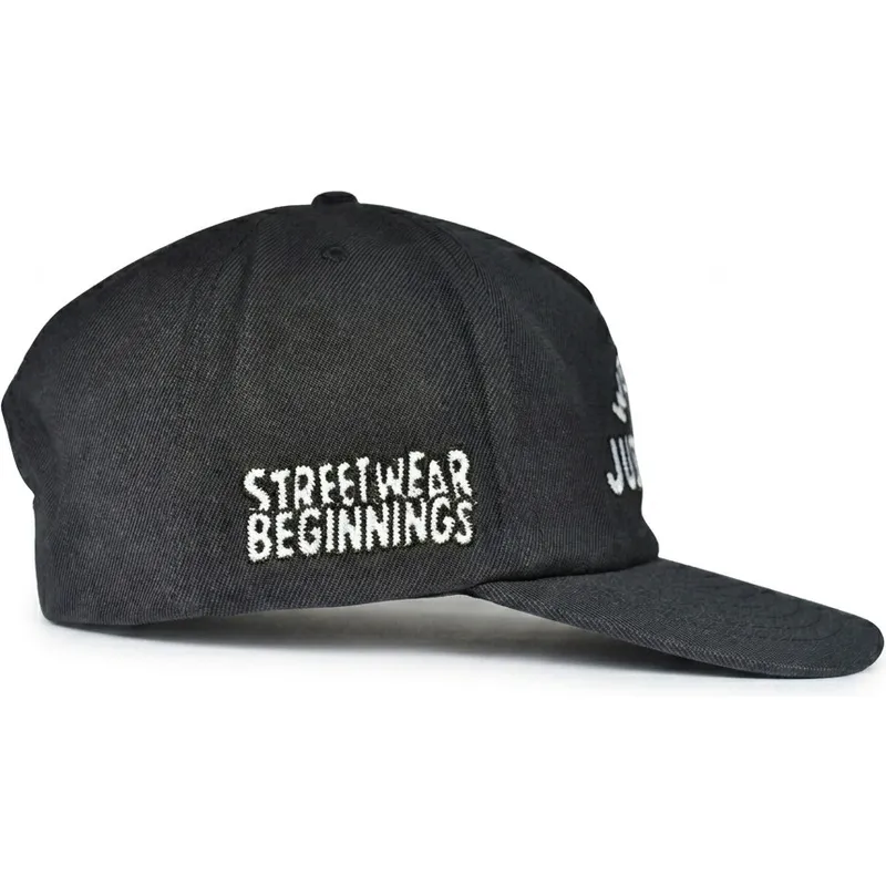 homenage-curved-brim-just-kids-the-retro-black-snapback-cap