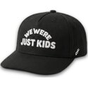 lippikset-kaareva-musta-snapback-just-kids-outline-the-retro-homenage