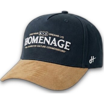 Cap kaareva navy blue snapback The Retro Homenage