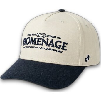 Cap kaareva beige snapback The Retro Homenage