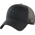 47-brand-black-logo-new-york-yankees-mlb-mvp-branson-black-trucker-hat