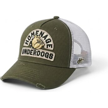 Cap kaareva green snapback The Trucker Homenage