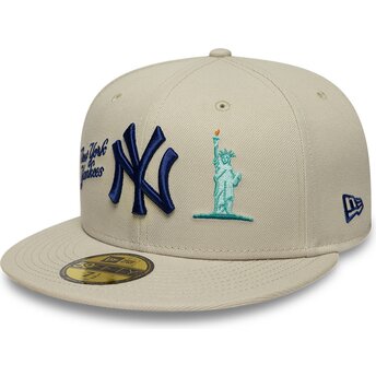 Cap litteä beige ajustada 59FIFTY City Icon New York Yankees MLB New Era