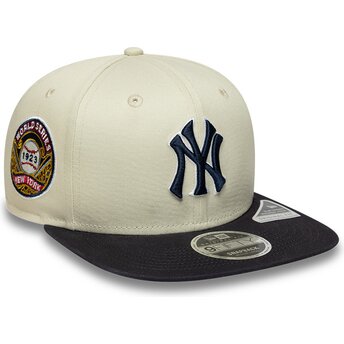 Cap litteä beige snapback 9FIFTY Original Fit World Series New York Yankees MLB New Era