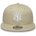 lippikset-littea-beige-snapback-9fifty-league-essential-new-york-yankees-mlb-new-era