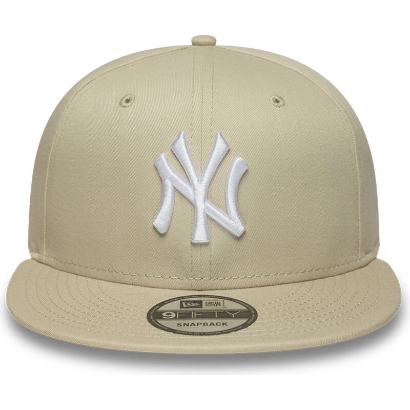 lippikset-littea-beige-snapback-9fifty-league-essential-new-york-yankees-mlb-new-era