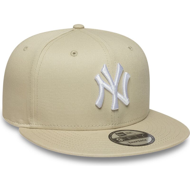 lippikset-littea-beige-snapback-9fifty-league-essential-new-york-yankees-mlb-new-era