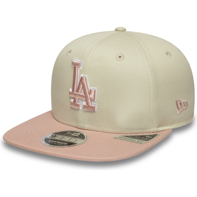 cap-littea-beige-snapback-rosa-9fifty-original-fit-world-series-patch-los-angeles-dodgers-mlb-new-era