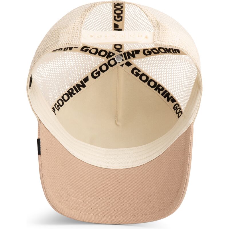 lippikset-kaareva-rekka-beige-snapback-blur-king-the-farm-goorin-bros lippikset-kaareva-rekka-beige-snapback-blur-king-the-farm-goorin-bros