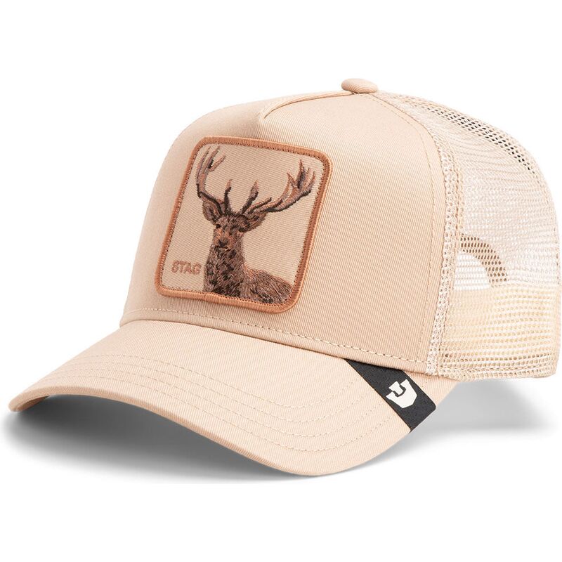 lippikset-kaareva-rekka-beige-snapback-blur-stag-the-farm-goorin-bros