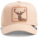 lippikset-kaareva-rekka-beige-snapback-blur-stag-the-farm-goorin-bros