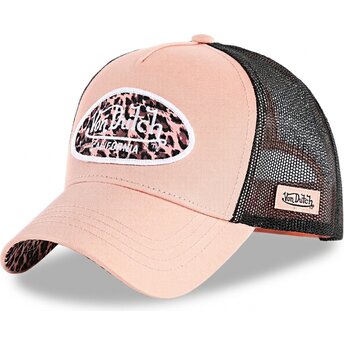 Von Dutch LOLE Pink and Leopard Trucker Hat