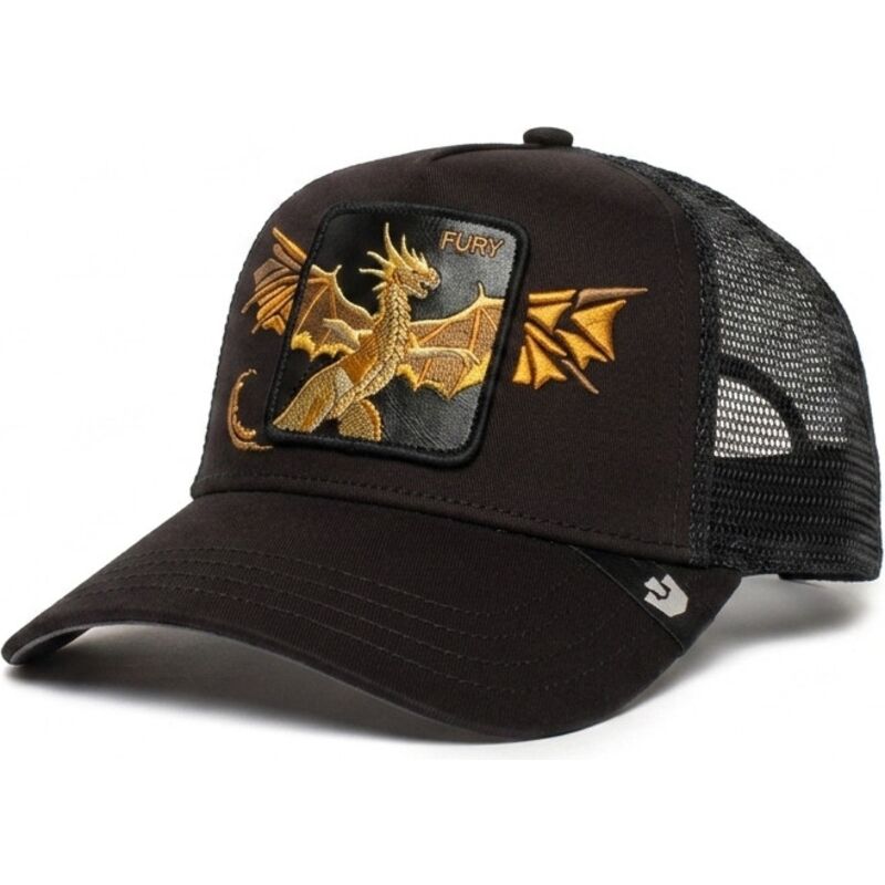 lippikset-kaareva-rekka-musta-snapback-wings-fury-the-farm-goorin-bros