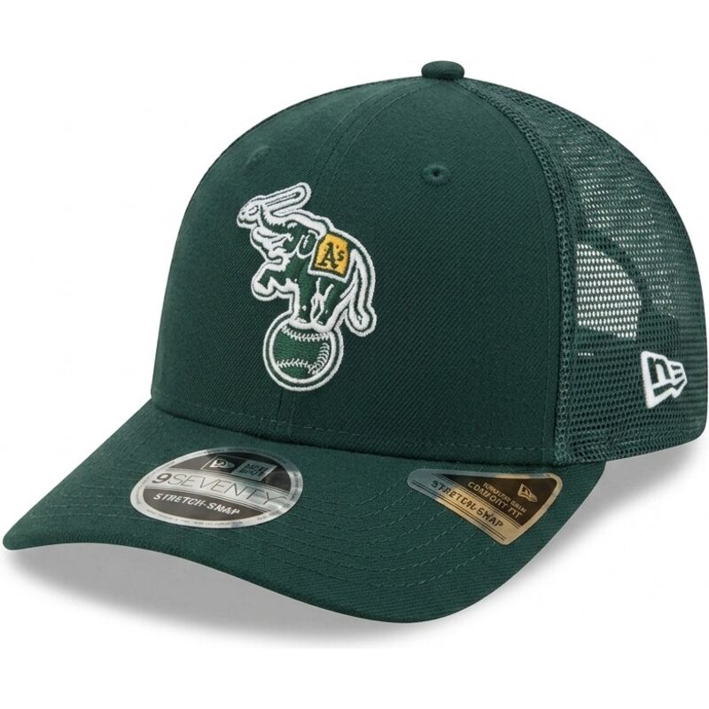 cap-kaareva-green-snapback-9seventy-stretch-snap-evergreen-oakland-athletics-mlb-new-era cap-kaareva-green-snapback-9seventy-stretch-snap-evergreen-oakland-athletics-mlb-new-era